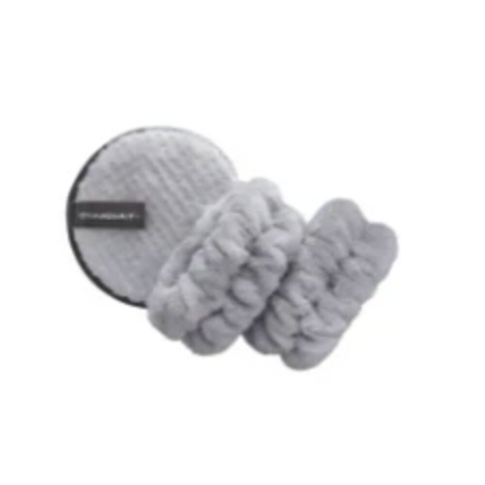 Skincult Cleansing Poof and Wrist Fluff Set